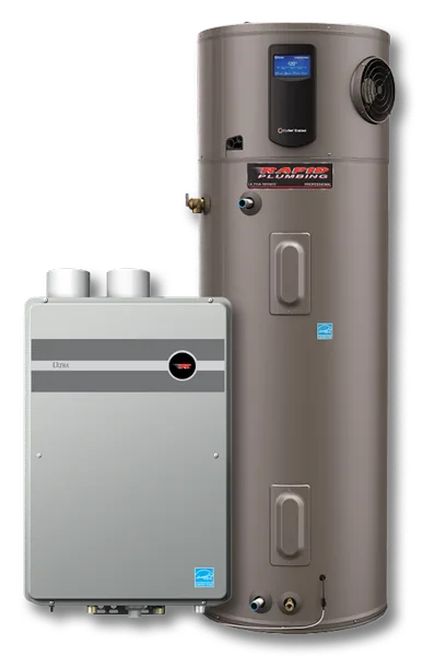 Rapid Plumbing tank and tankless water heater installations